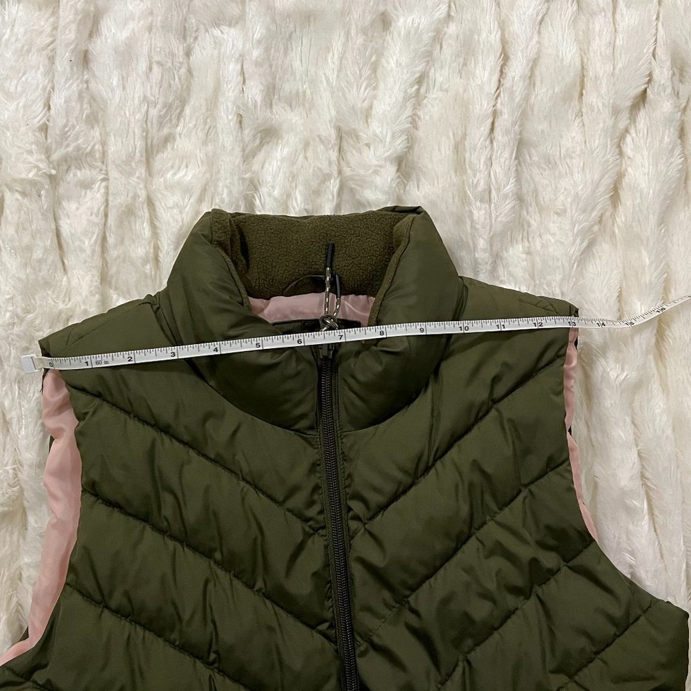 Gap Womens Puffer Vest Small Olive Green - Picture 4 of 10